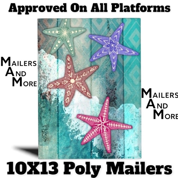 25 10X13 5 Designs 5 Each Some Beach Somewhere Variety Pack MAILERS, Envelopes - Picture 6 of 6